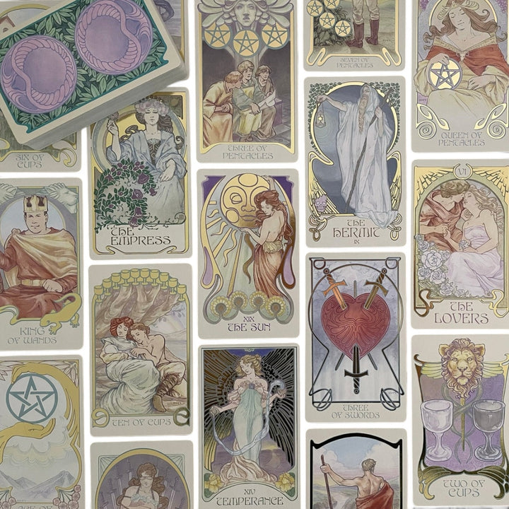 Ethereal Visions: Illuminated Tarot Deck