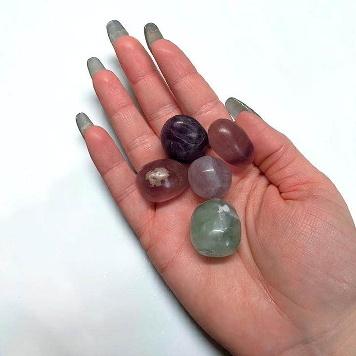 Fluorite en chute libre 