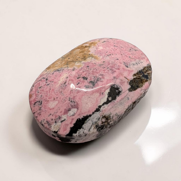 Pierre de palmier en cristal de rhodonite