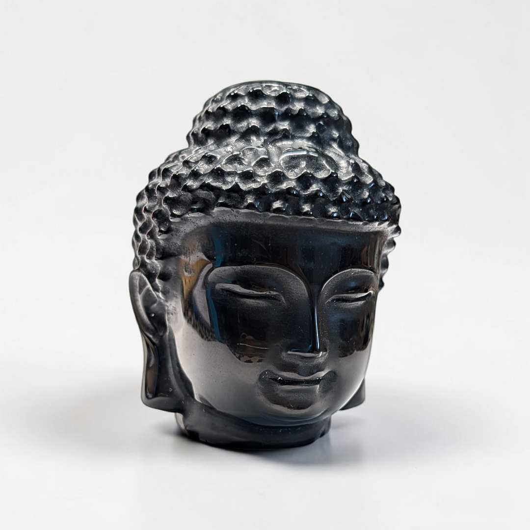 Black Obsidian Crystal Buddha - Small | Black Obsidian | Clearing Negative Energy and Bad Habits | Zen Collection Canada