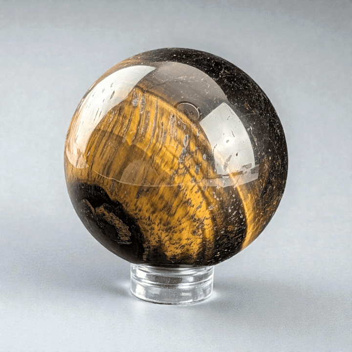 Sphère de cristal Œil-de-tigre