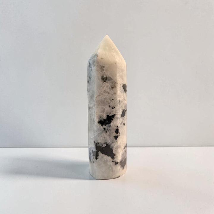 Rainbow Moonstone Crystal Tower