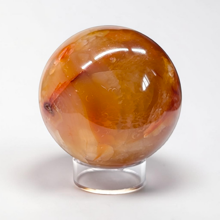 Carnelian Crystal Sphere