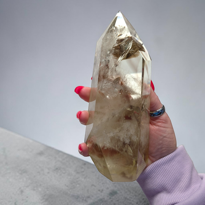 Tour de cristal de citrine