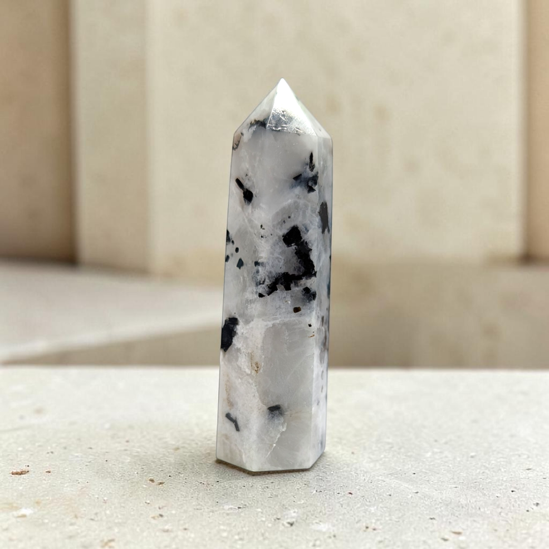 Rainbow Moonstone Tower - Main view | Zen Collection Metaphysical Store