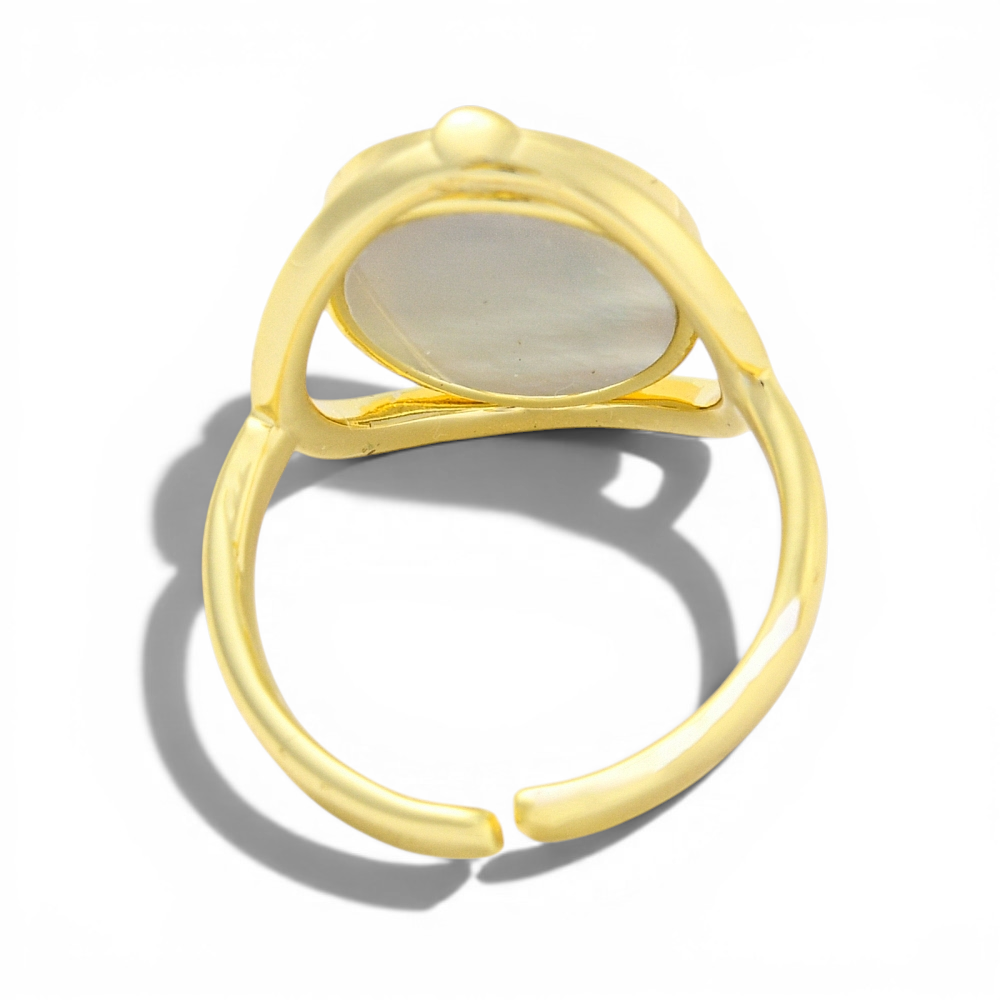 Double Sided Shell Ring - Alternate angle | Metaphysical Store Canada
