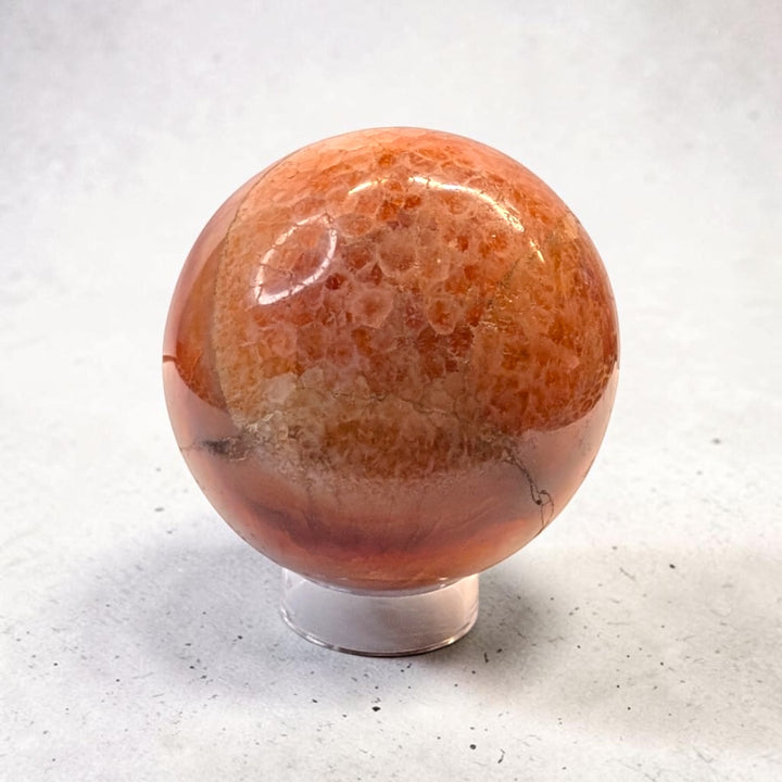 Carnelian Crystal Sphere