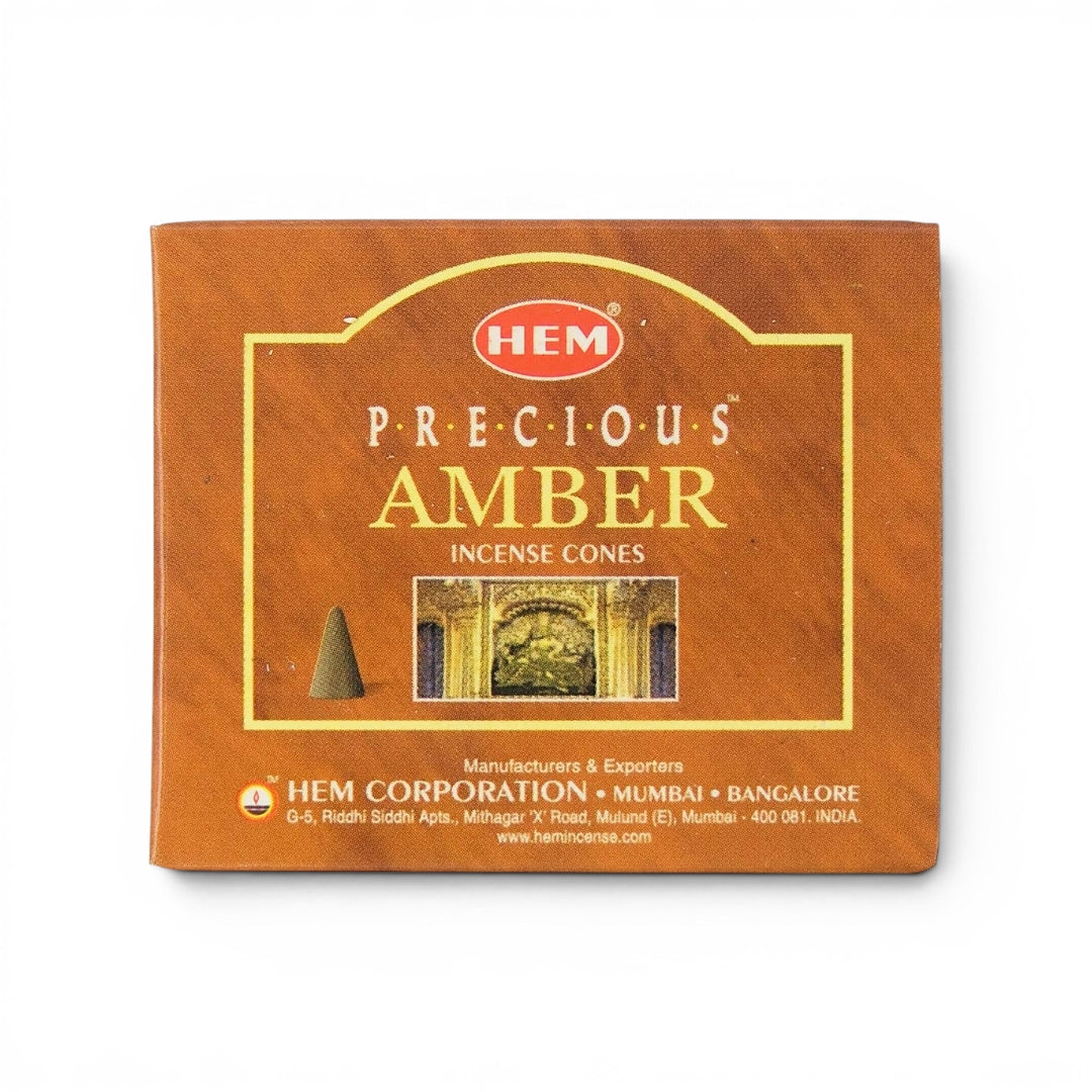 Hem Precious Amber Incense Cones