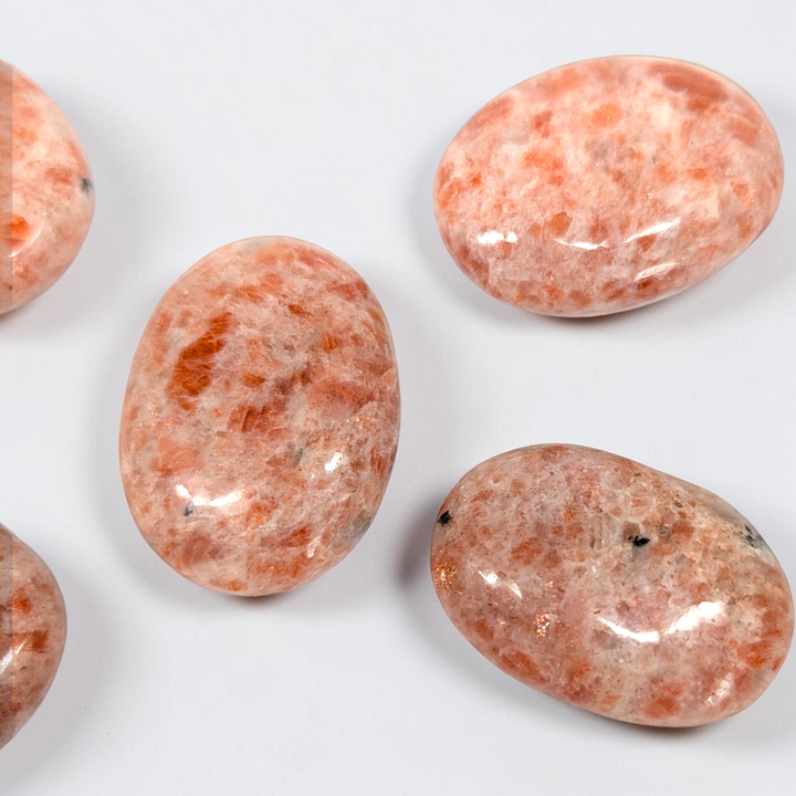 Sunstone Crystal Palm Stone