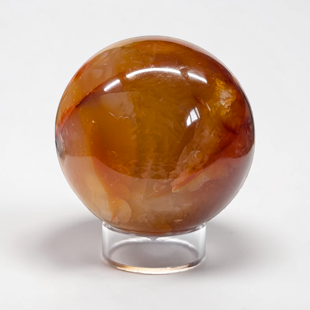 Carnelian Crystal Sphere