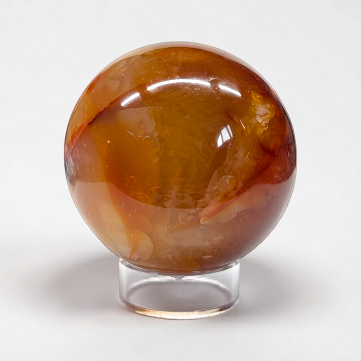Carnelian Crystal Sphere