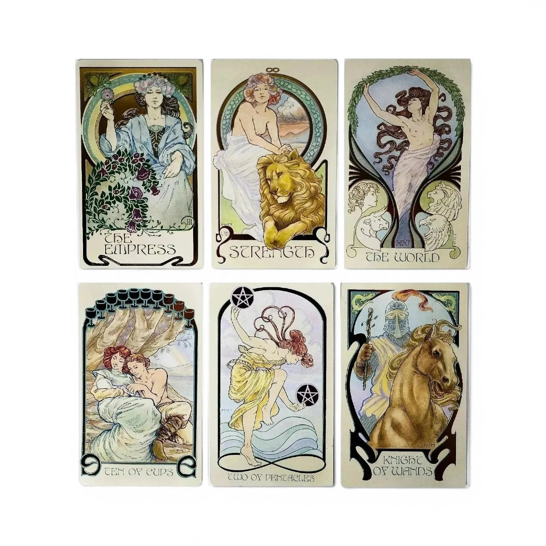 Ethereal Visions: Illuminated Tarot Deck