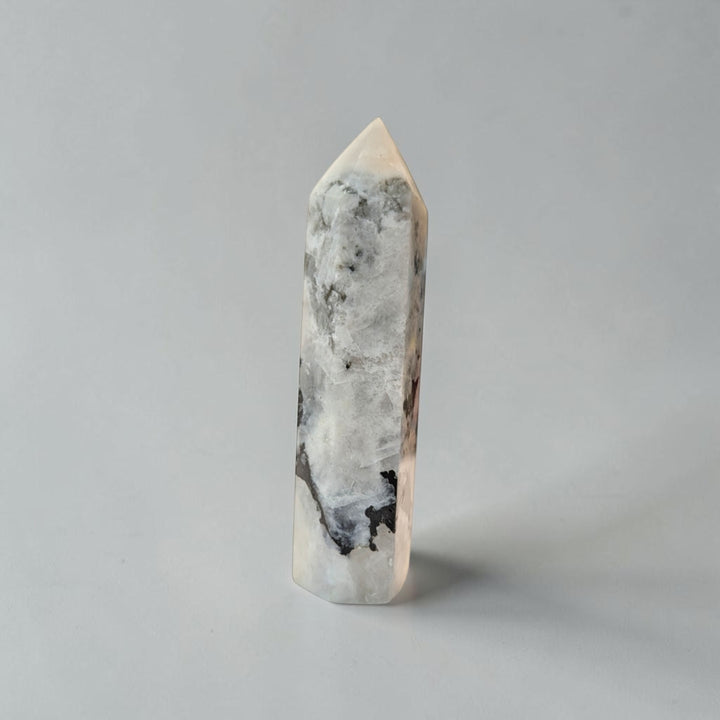 Rainbow Moonstone Crystal Tower