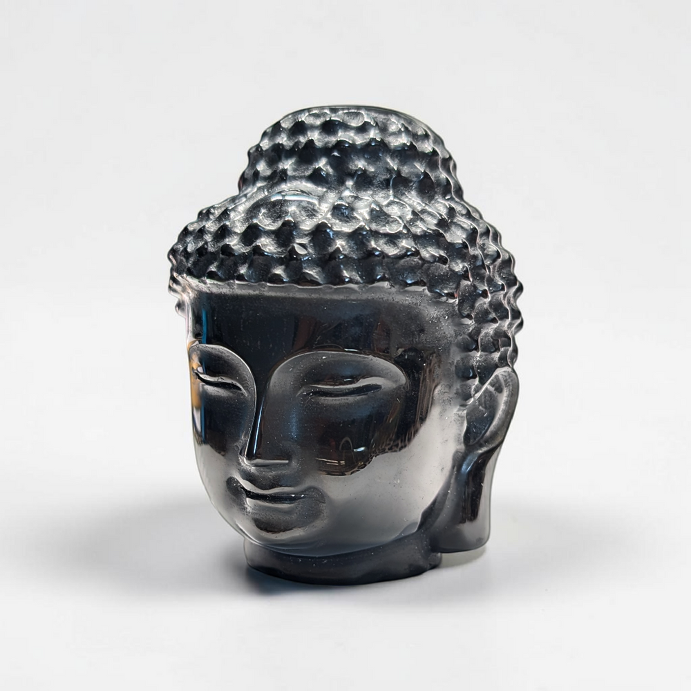 Black Obsidian Crystal Buddha - Small | Black Obsidian | Clearing Negative Energy and Bad Habits | Zen Collection Canada
