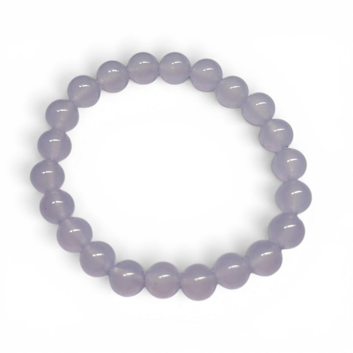 Lilac Jade Crystal Bracelet on Wrist — Metaphysical Store Canada