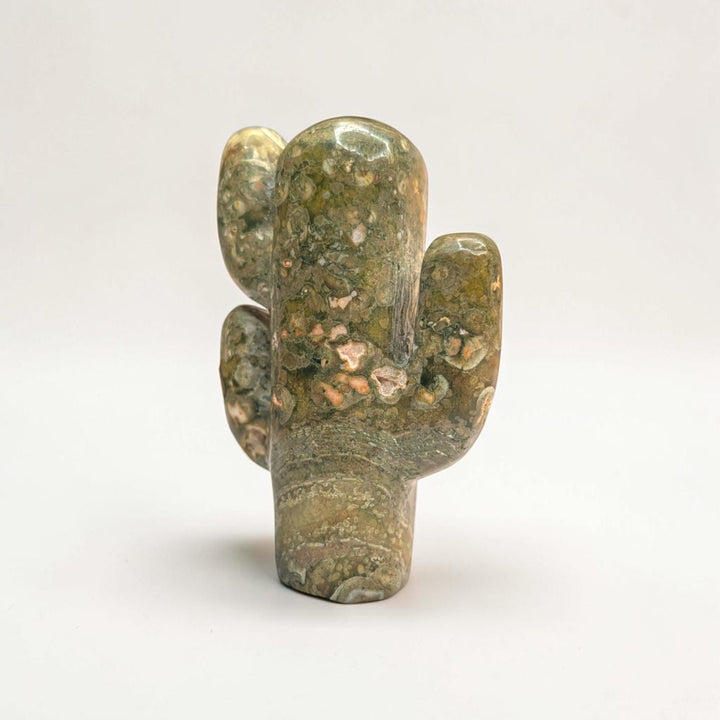 Rainforest Jasper Crystal Cactus