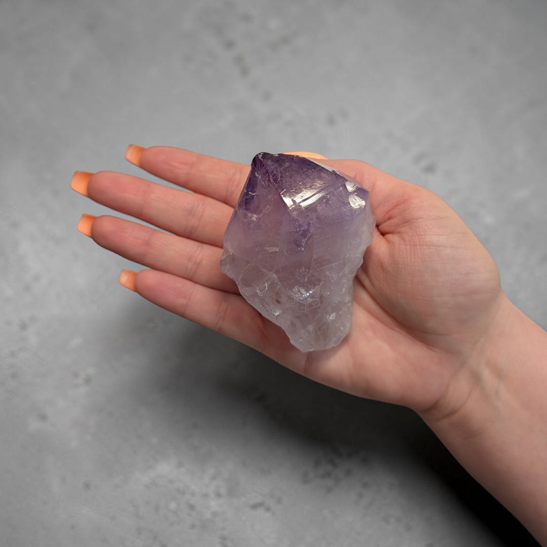 Natural Amethyst Crystal Point
