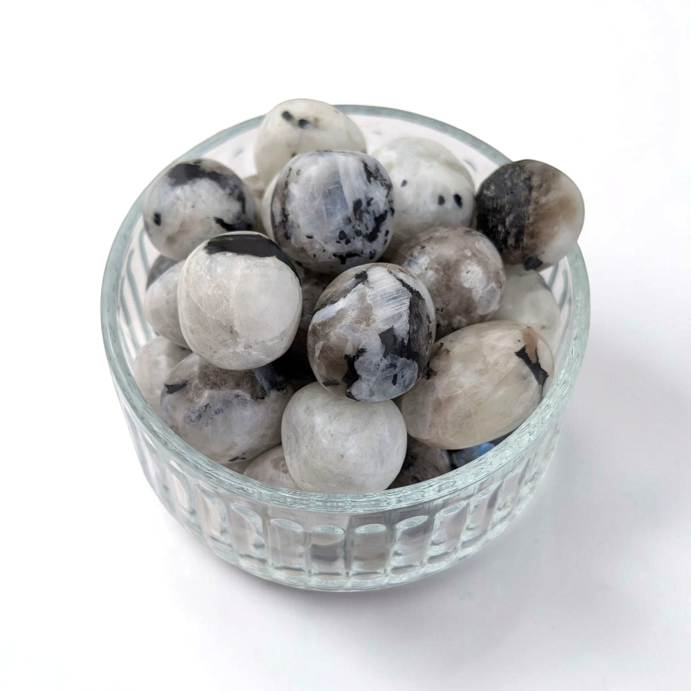 Rainbow Moonstone Tumbles