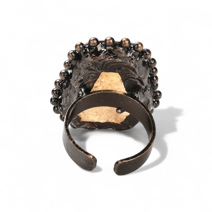 Citrine Antique Ring — Citrine crystal ring — Zen Collection metaphysical store Barrie Ontario