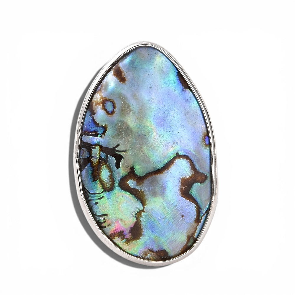 Natural Shell Adjustable Ring - Detail view | Crystal Shop Barrie Ontario