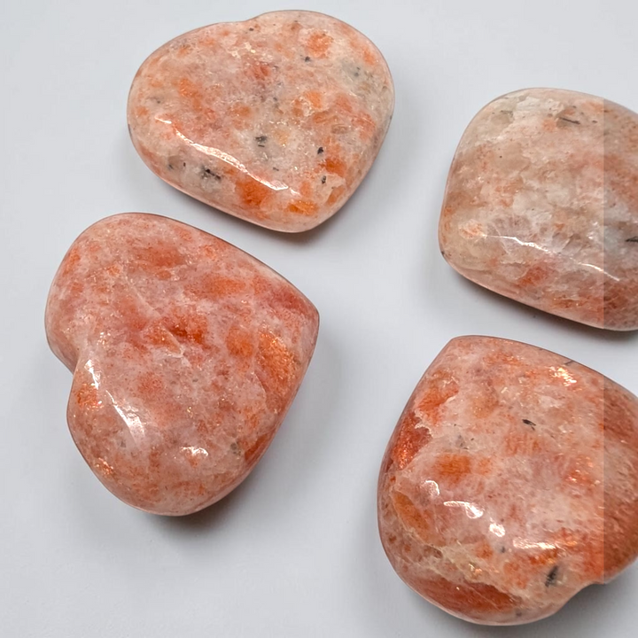Sunstone Crystal Heart