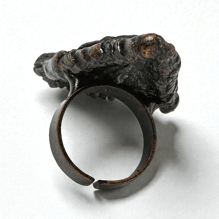 Black tourmaline protection crystal ring. Shop In-store or Online Now with Zen Collection Metaphysical Store in Barrie Ontario Canada 
