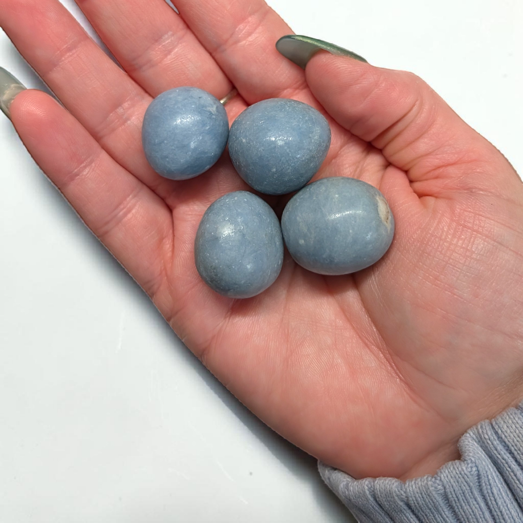Angelite Crystal Tumbles