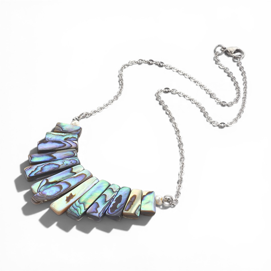 Natural Abalone Shell Neckalce - Main view | Zen Collection Metaphysical Store