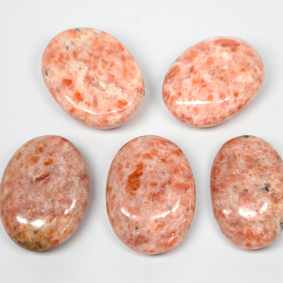 Sunstone Crystal Palm Stone