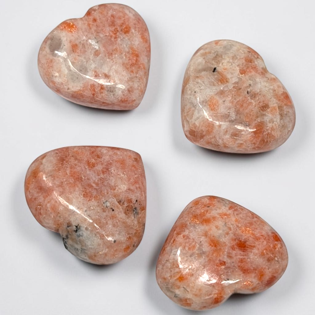 Sunstone Crystal Heart