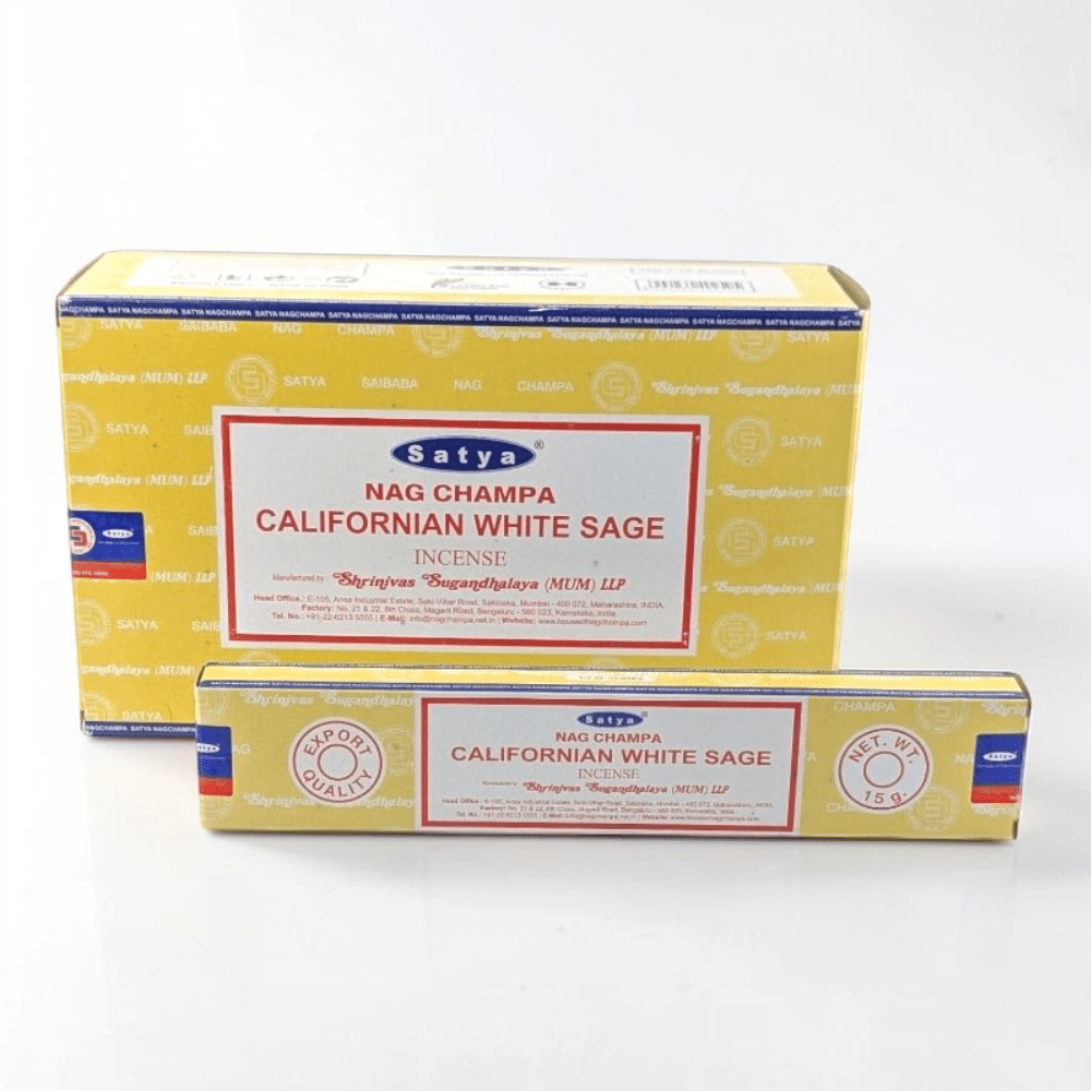Encens à la sauge blanche de Californie Satya 