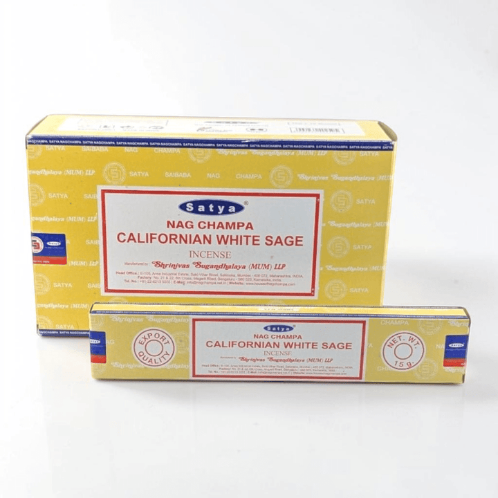Encens à la sauge blanche de Californie Satya 