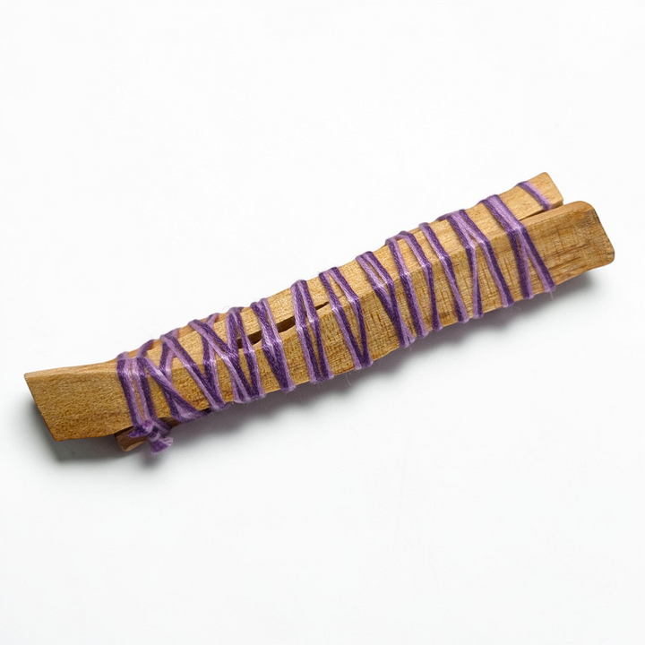 Palo Santo is a sacred wood that  originates from Peru. The sweet and welcoming aroma of palo Santo is a great aromatic purifier of your home, aura or crystals . We split and hand wrap these bundles to optimize your experience 