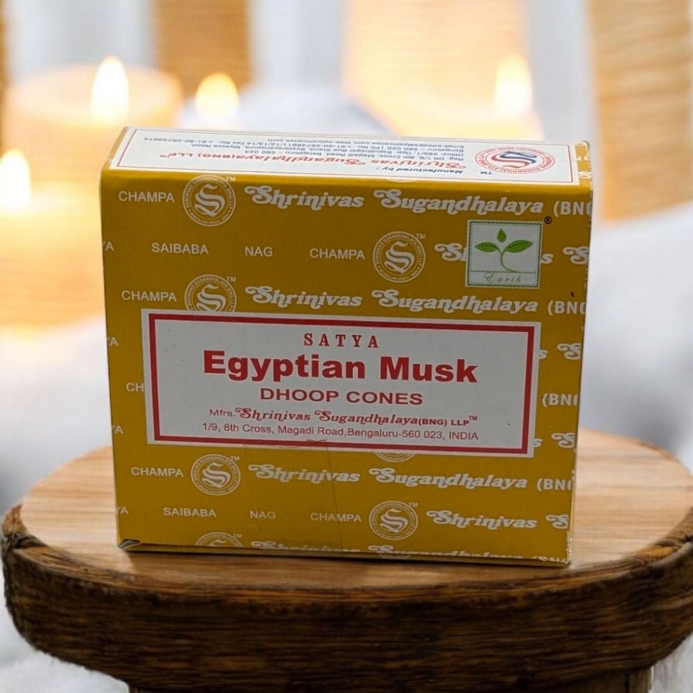 Warm & Musky Aroma – Satya Egyptian Musk Incense for Attraction & Spiritual Awareness