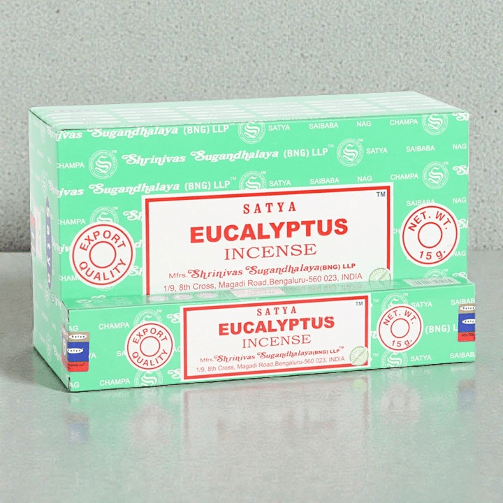 buy Satya incense online - Satya Eucalyptus Incense Sticks
