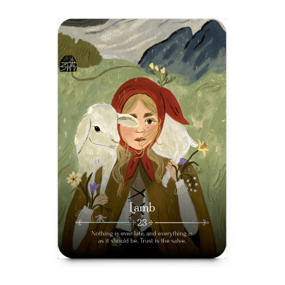 Lamb card from the Seasons of the Witch Ostara Oracle