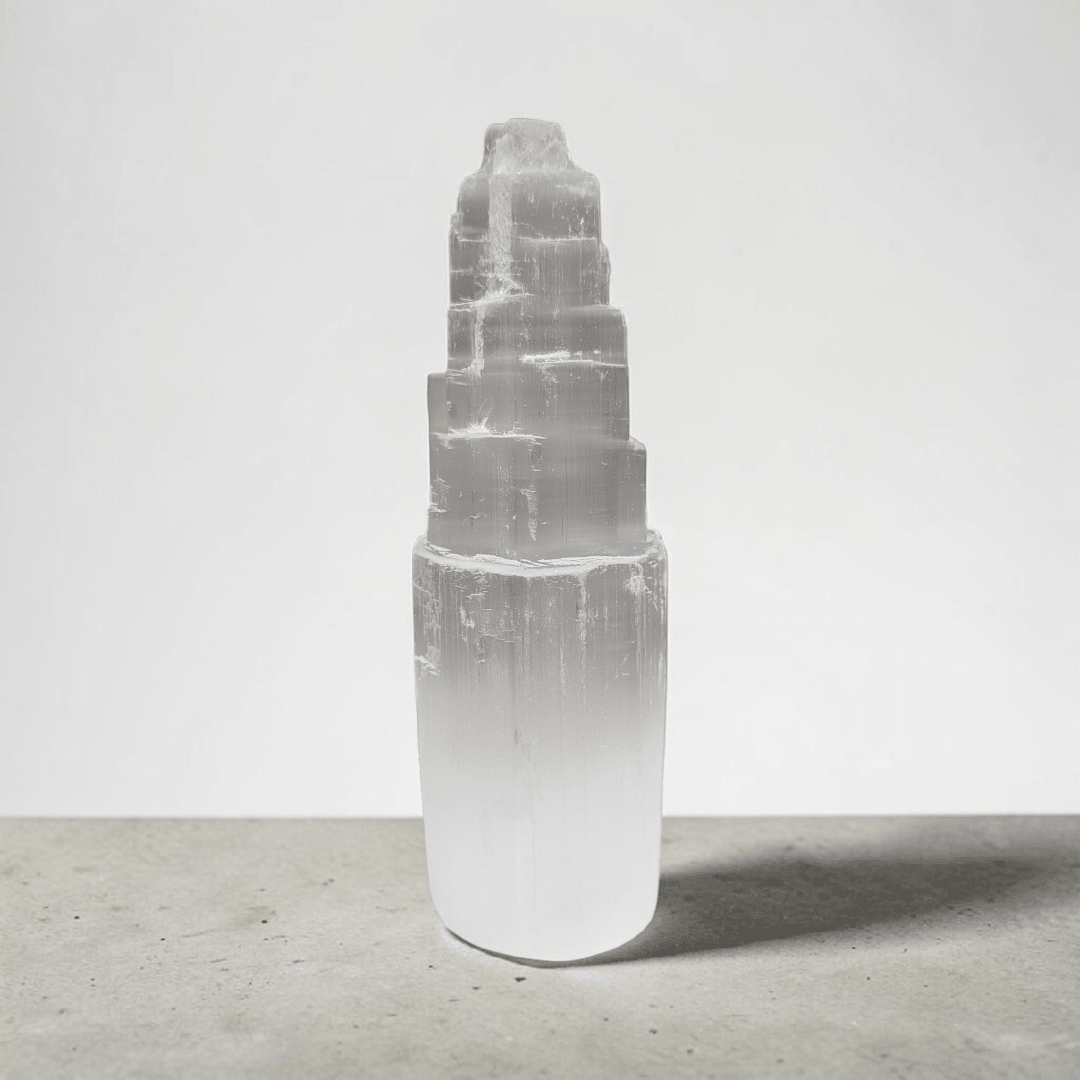crown chakra crystal like selenite energy cleansing stone available at Zen Collection Metaphysical Store Canada
