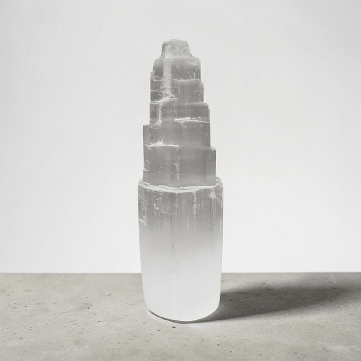 crown chakra crystal like selenite energy cleansing stone available at Zen Collection Metaphysical Store Canada