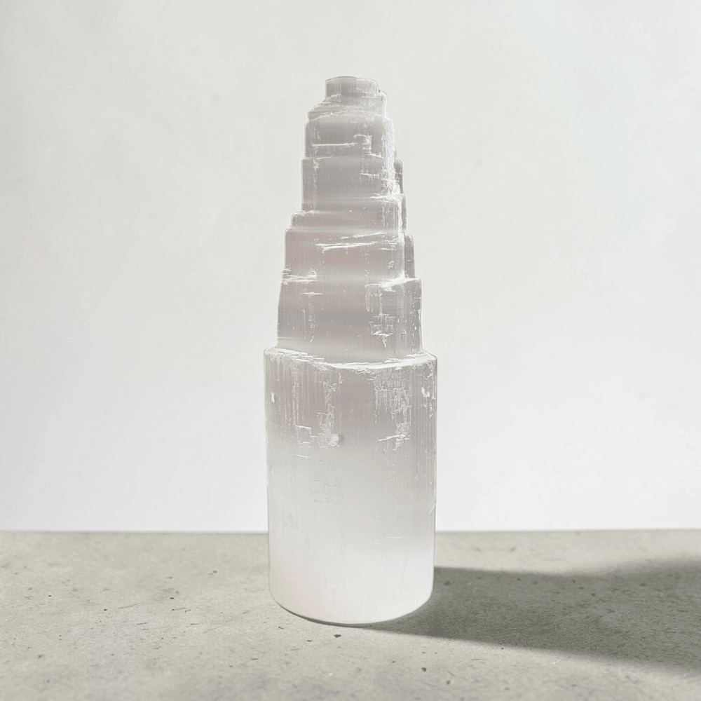 crown chakra crystal like selenite energy cleansing stone available at Zen Collection Metaphysical Store Canada