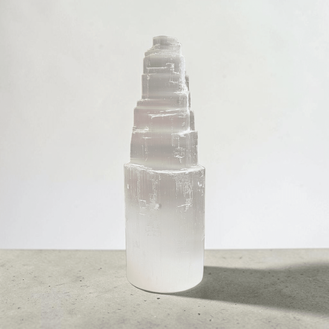 crown chakra crystal like selenite energy cleansing stone available at Zen Collection Metaphysical Store Canada