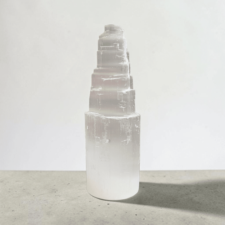 crown chakra crystal like selenite energy cleansing stone available at Zen Collection Metaphysical Store Canada