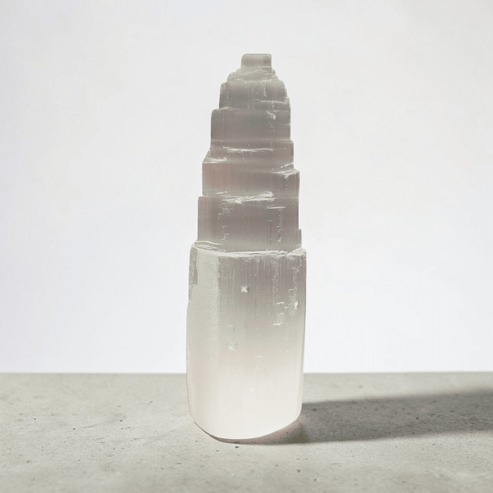 crown chakra crystal like selenite energy cleansing stone available at Zen Collection Metaphysical Store Canada