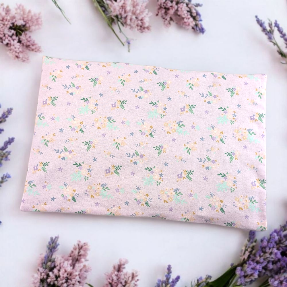 pink floral weighted lap pad for ADHD