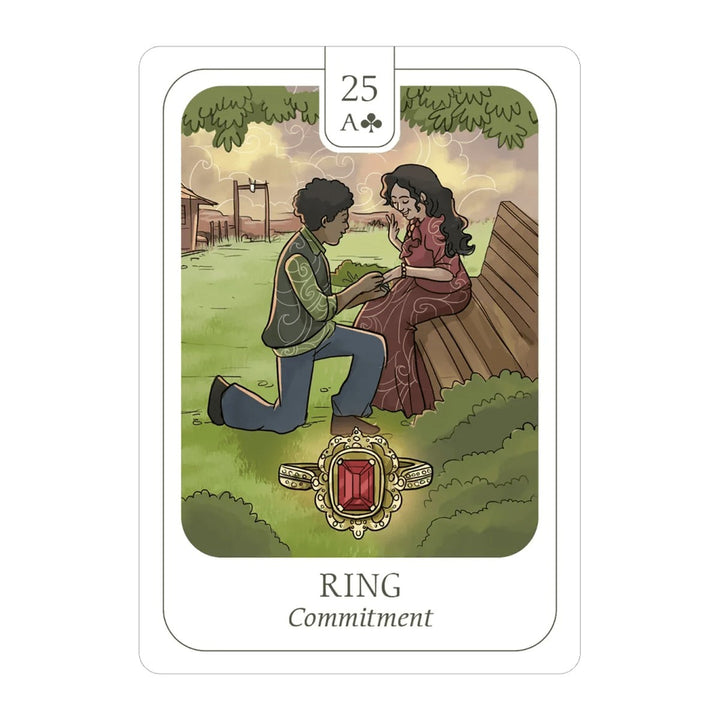 Ring card (25) from the Simplicity Lenormand