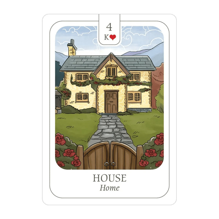House card (4) from the Simplicity Lenormand