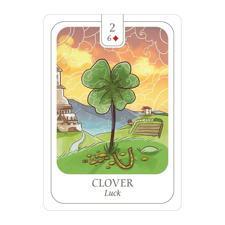 Clover card (2) from the Simplicity Lenormand