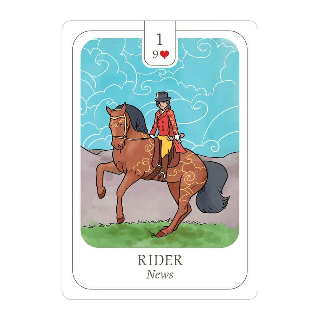Rider card (1) from the Simplicity Lenormand