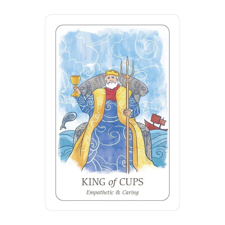 King of Cups card from the Simplicity Tarot