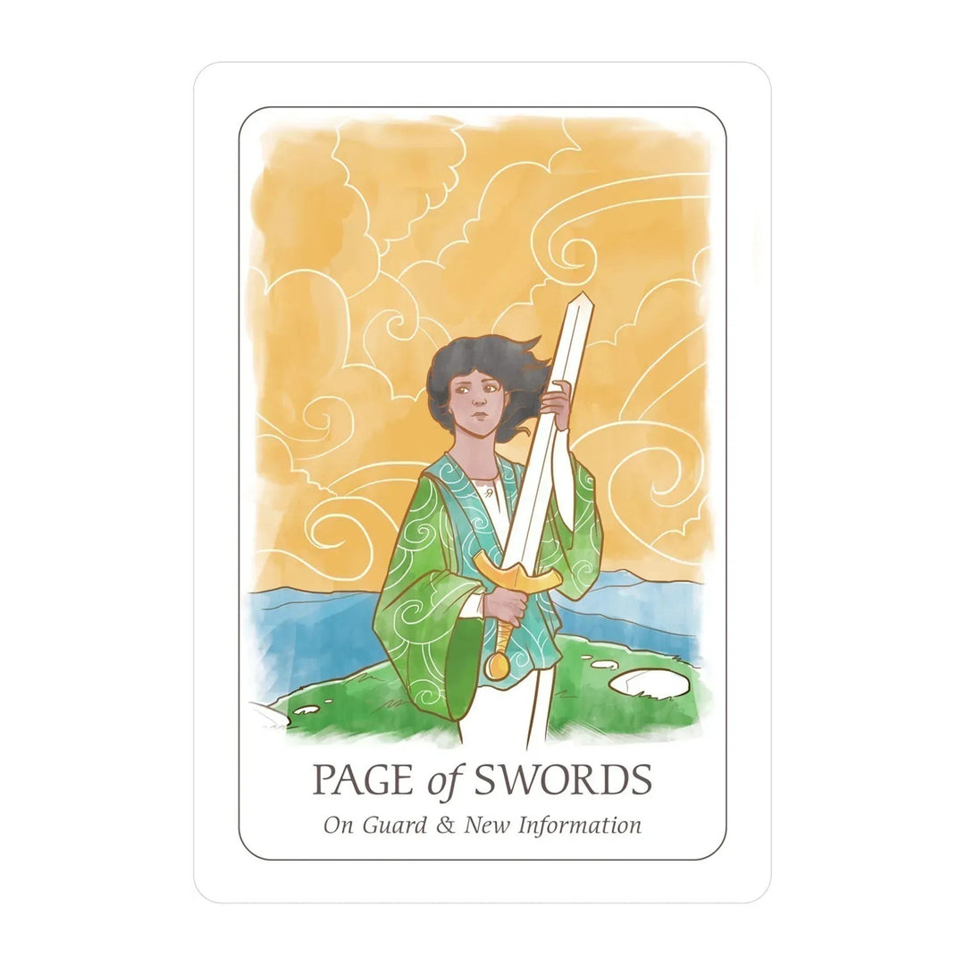 Page of Swords card from the Simplicity Tarot