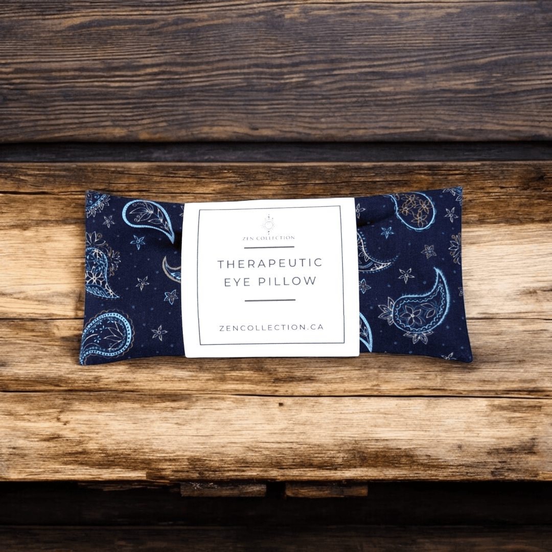 Weighted eye mask with chamomile scent for relaxation